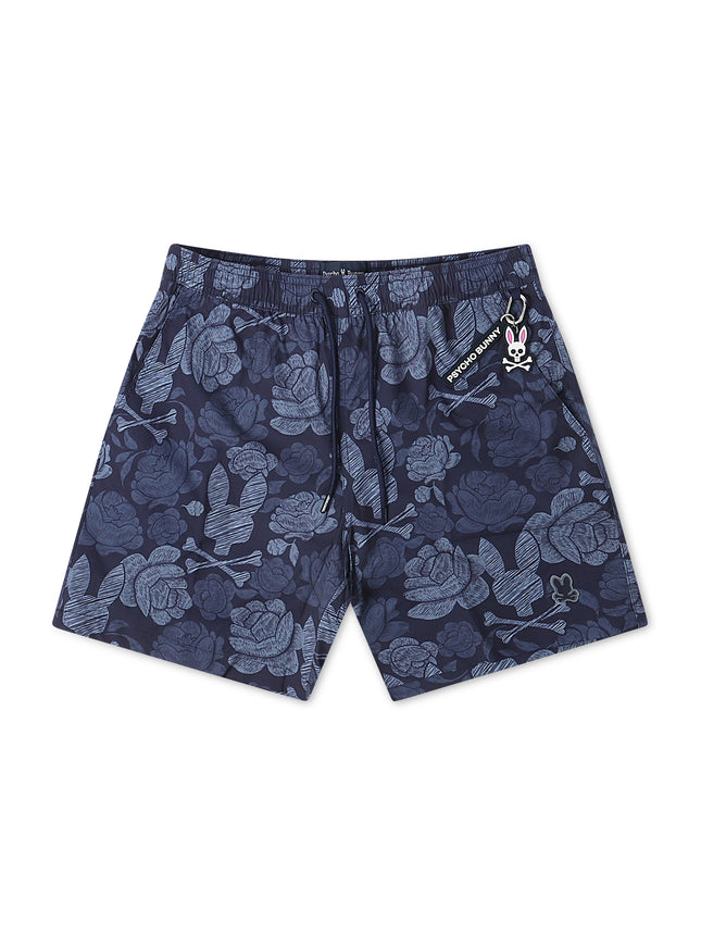 Psycho Bunny Rowen Swim Trunks - Blue