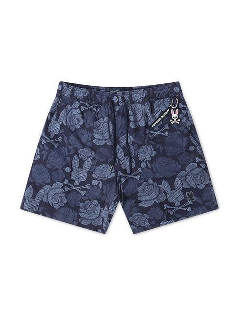 Psycho Bunny Rowen Swim Trunks - Blue