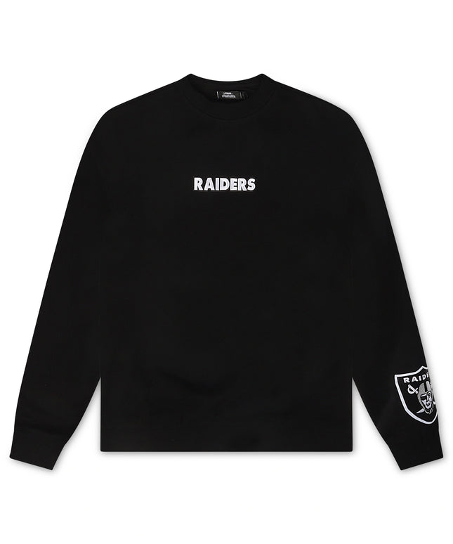 Pro Standard Raiders Wingspan Drop Shoulder Crewneck - Black