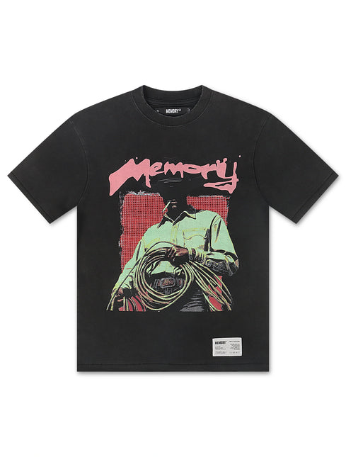 Memory Lane Untamed Tee - Vintage Black