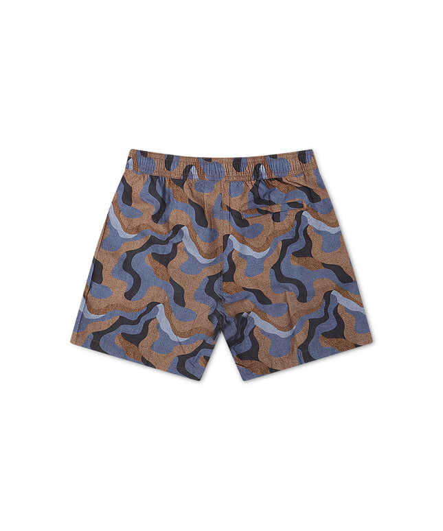 Psycho Bunny Dante Swim Trunks - Brown