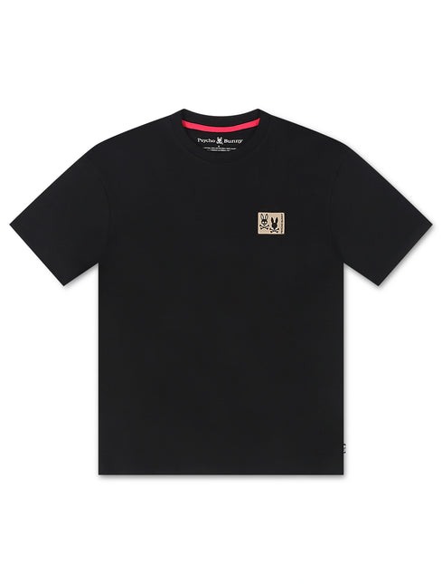 Psycho Bunny Monroe Heavy Weight Relaxed Fit Tee - Black
