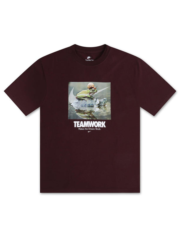 Nike Mens Sportswear Tee - Burgundy Crush - Denim Exchange 