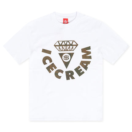 Icecream Diamond Tee - White
