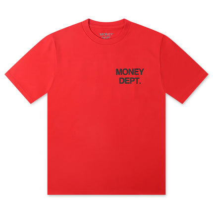 Money Dept. Los Angeles Puff Print Tee - Red/Black