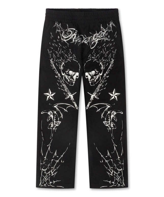 Revenge Tattoo Sweatpants - Black/Silver