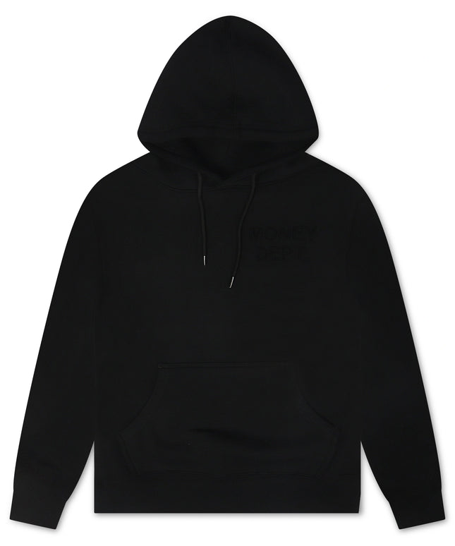Money Dept. Print Hoodie - Black