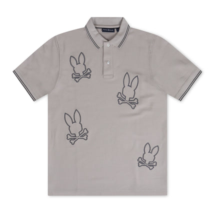 Psycho Bunny Milton Pique Polo - Oyster