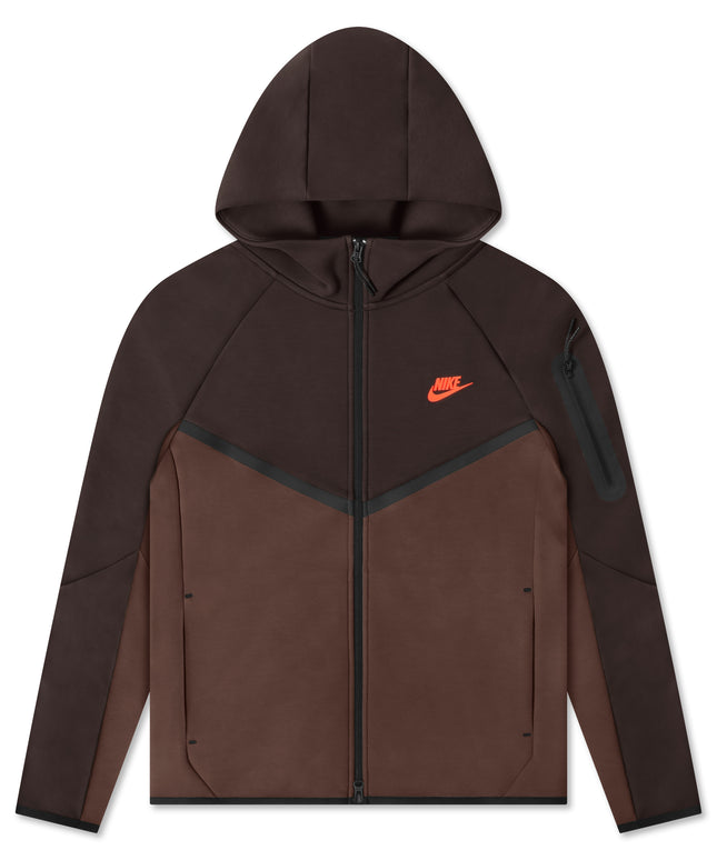 Nike Mens Tech Windrunner Full-Zip Jacket - Velvet Brown