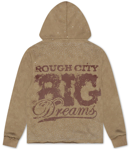 Bkys Synergy Cropped Hoodie - Khaki