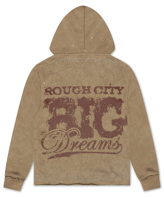 Bkys Synergy Cropped Hoodie - Khaki