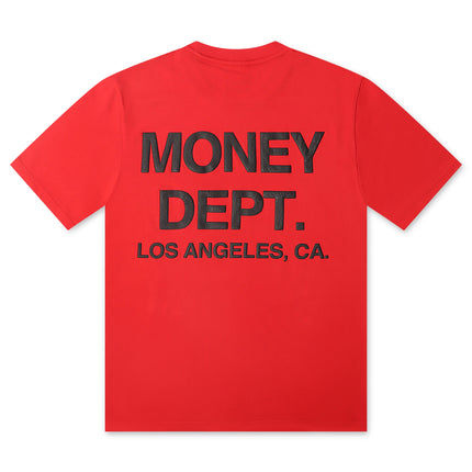 Money Dept. Los Angeles Puff Print Tee - Red/Black