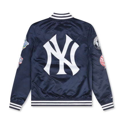 Mitchell & Ness Yankees Courtside Fleece Jacket - Navy