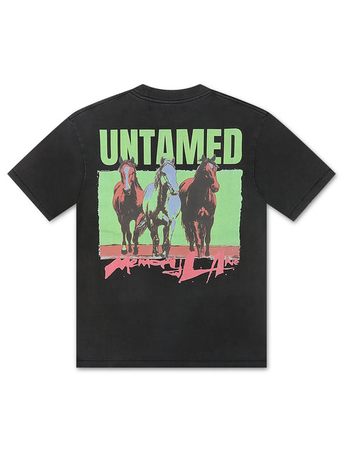 Memory Lane Untamed Tee - Vintage Black