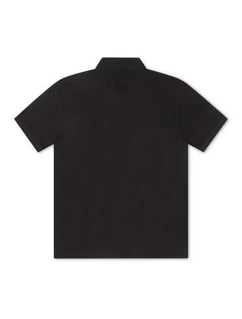 Boss Green Paddy Structure Polo - Black
