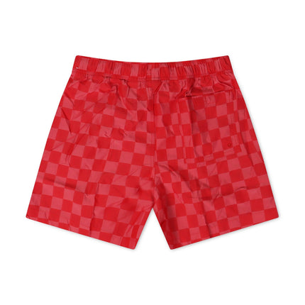 Nike Mens Club Shorts - Checkered Red - Denim Exchange 
