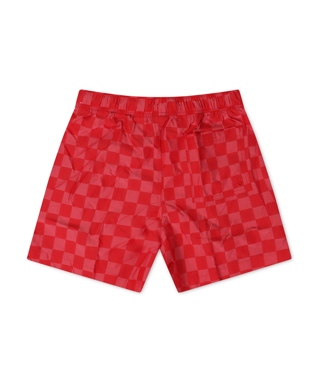Nike Mens Club Shorts - Checkered Red - Denim Exchange