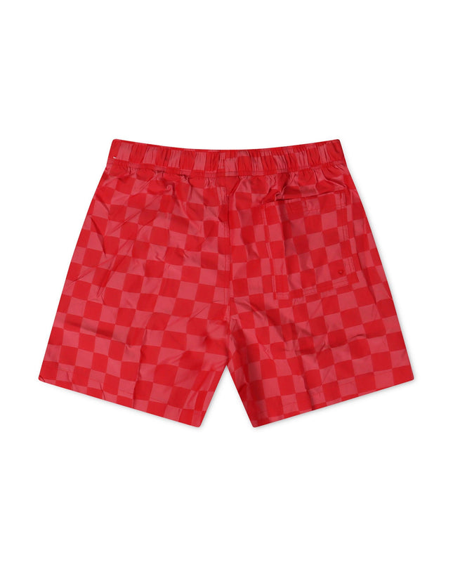 Nike Mens Club Shorts - Checkered Red - Denim Exchange 