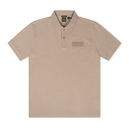 Boss Green Paddy Structure Polo - Beige