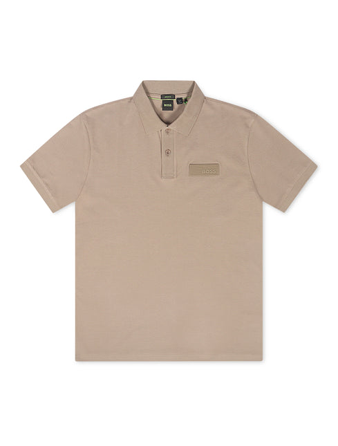 Boss Green Paddy Structure Polo - Beige