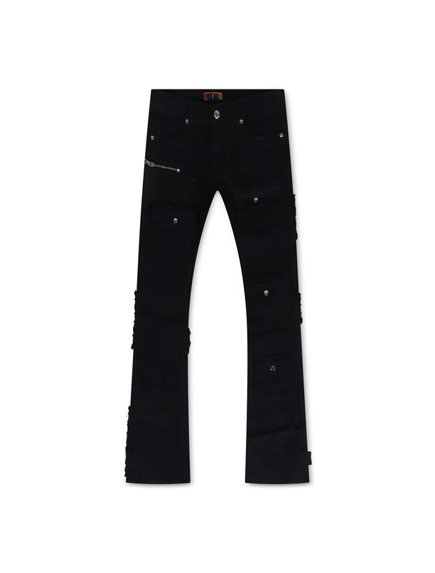 Elite Denim Kids Stacked Jeans - Black