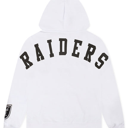 Pro Standard Las Vegas Raiders Wingspan Drop Shoulder Hoodie - White