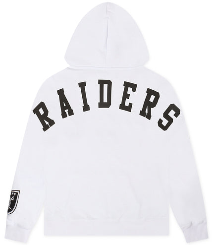 Pro Standard Las Vegas Raiders Wingspan Drop Shoulder Hoodie - White