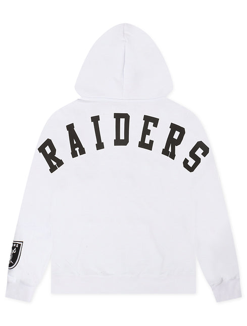 Pro Standard Las Vegas Raiders Wingspan Drop Shoulder Hoodie - White