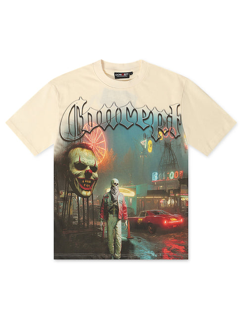 Concept La Carnival Tee - Cream - Denim Exchange