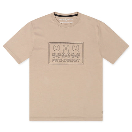 Psycho Bunny Tacoma Graphic Tee - Stone