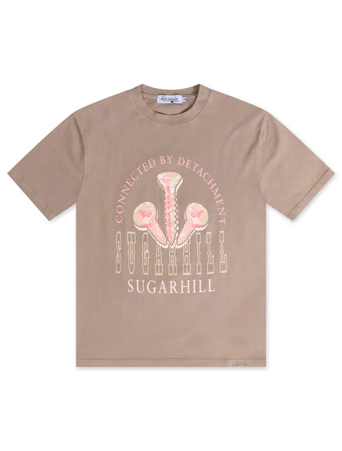 Sugarhill Screwed Up T-Shirt - Warm Charcoal - Denim Exchange USA