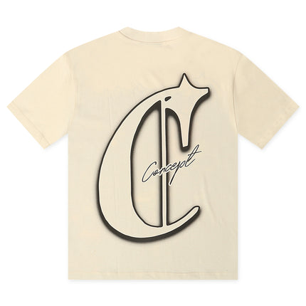 Concept La Carnival Tee - Cream - Denim Exchange