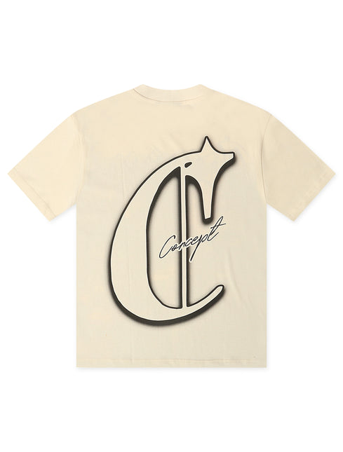 Concept La Carnival Tee - Cream - Denim Exchange