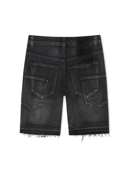 Politics Sanity Jorts - Black Wash