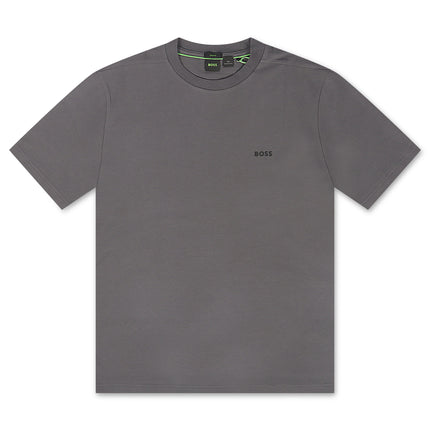 Boss Green Contrast Logo Tee - Grey