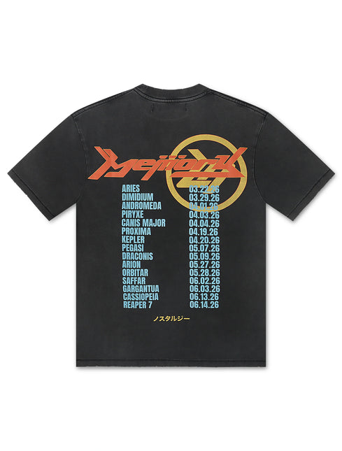 Memory Lane Cherub Tee - Vintage Black