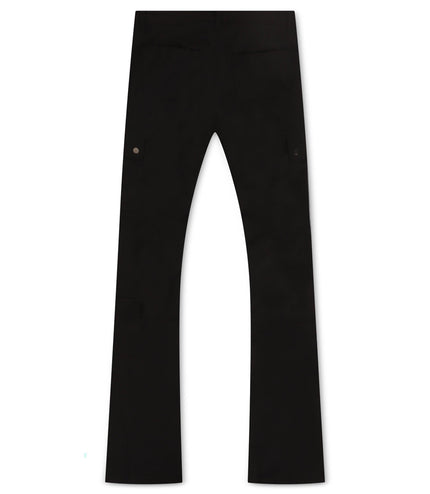 Jordan Craig Stacked Rodeo Polyester Cargo Pants - Black - Denim Exchange 