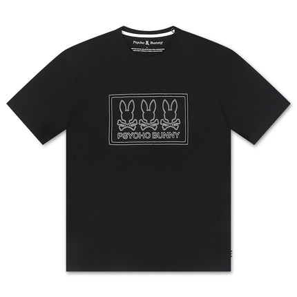 Psycho Bunny Tacoma Graphic Tee - Black