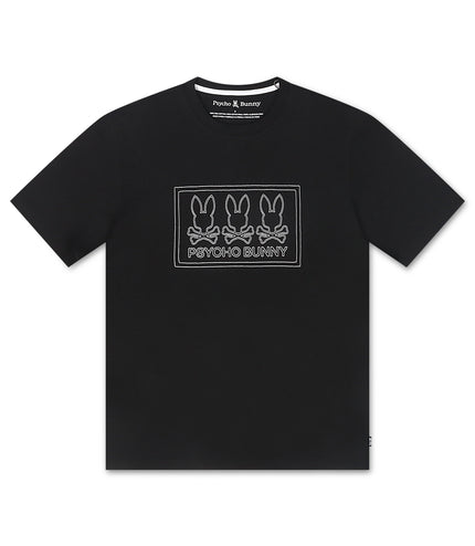 Psycho Bunny Tacoma Graphic Tee - Black