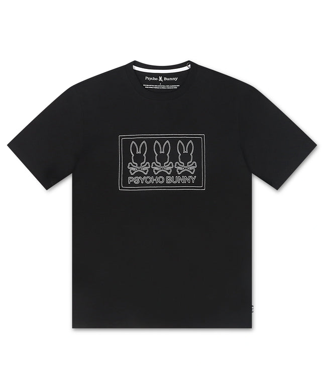 Psycho Bunny Tacoma Graphic Tee - Black