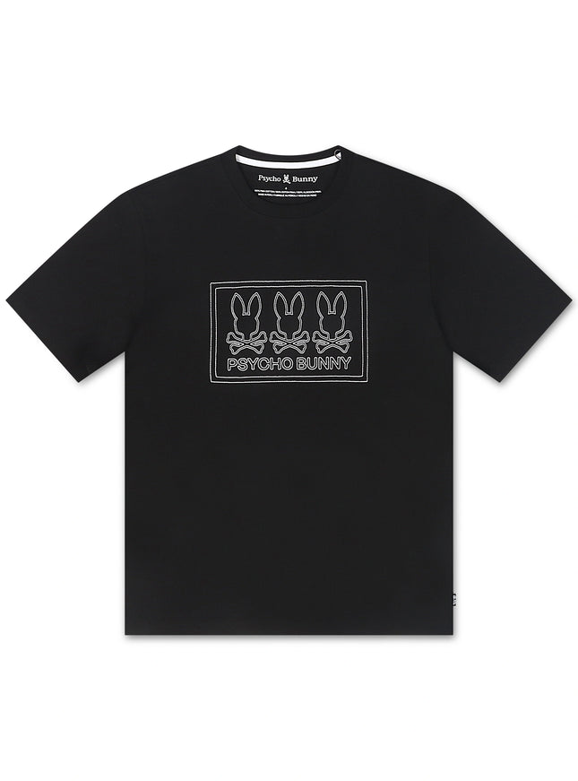 Psycho Bunny Tacoma Graphic Tee - Black