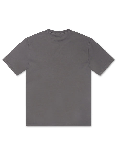 Boss Green Contrast Logo Tee - Grey