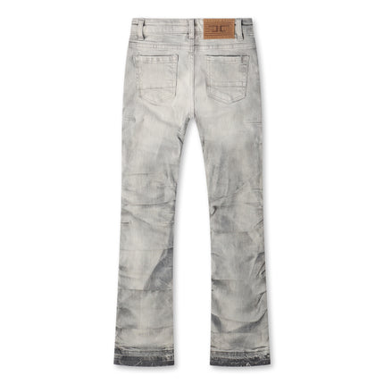 Jordan Craig Kids Pleated Side Seam Shredded Jeans - Arctic Grey