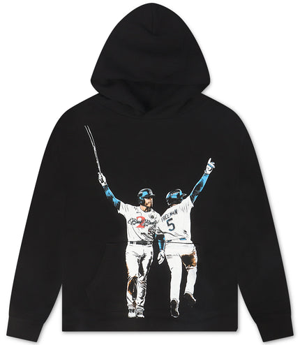 Stargazing Dodgers Back to Back Hoodie - Black
