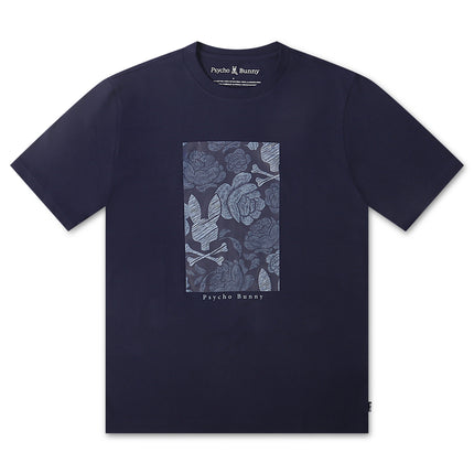 Psycho Bunny Rowen Graphic Tee - Blue