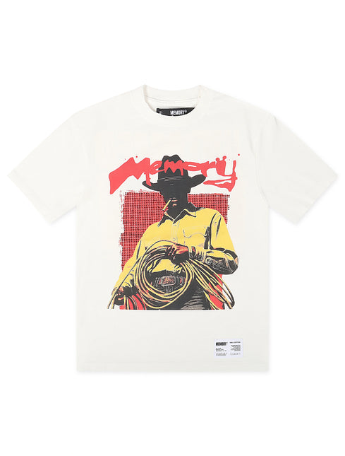 Memory Lane Untamed Tee - Antique White