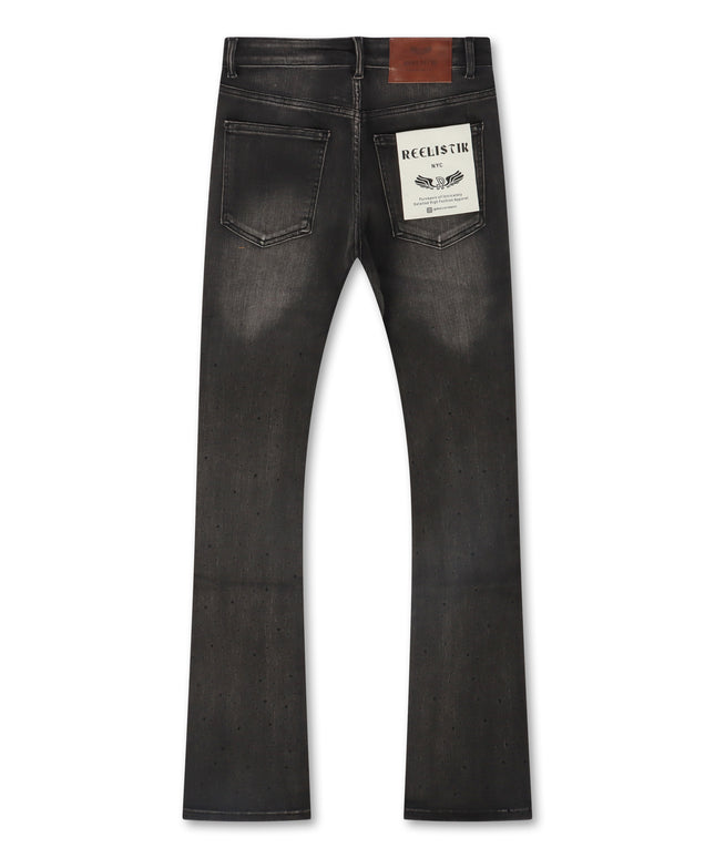Reelistik Diamond Slim Stacked Jeans - Dark Grey