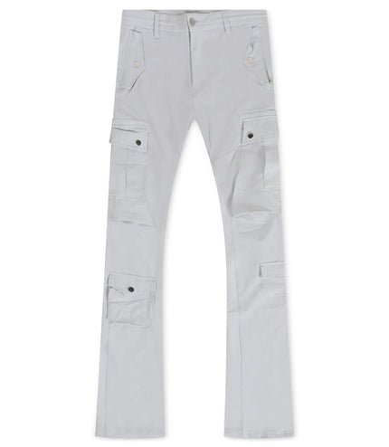 Jordan Craig Stacked Rodeo Polyester Cargo Pants - Grey - Denim Exchange 