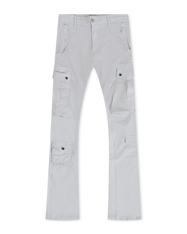 Jordan Craig Stacked Rodeo Polyester Cargo Pants - Grey - Denim Exchange 