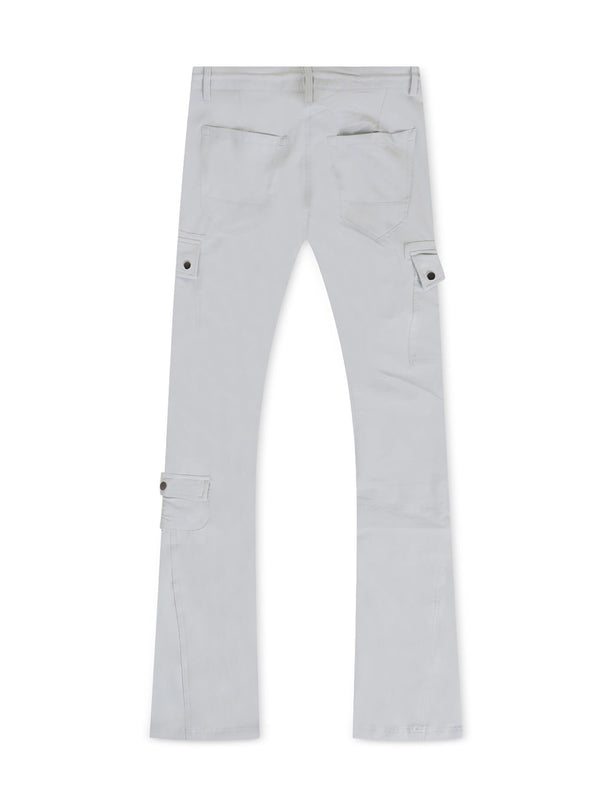 Jordan Craig Stacked Rodeo Polyester Cargo Pants - Grey - Denim Exchange 